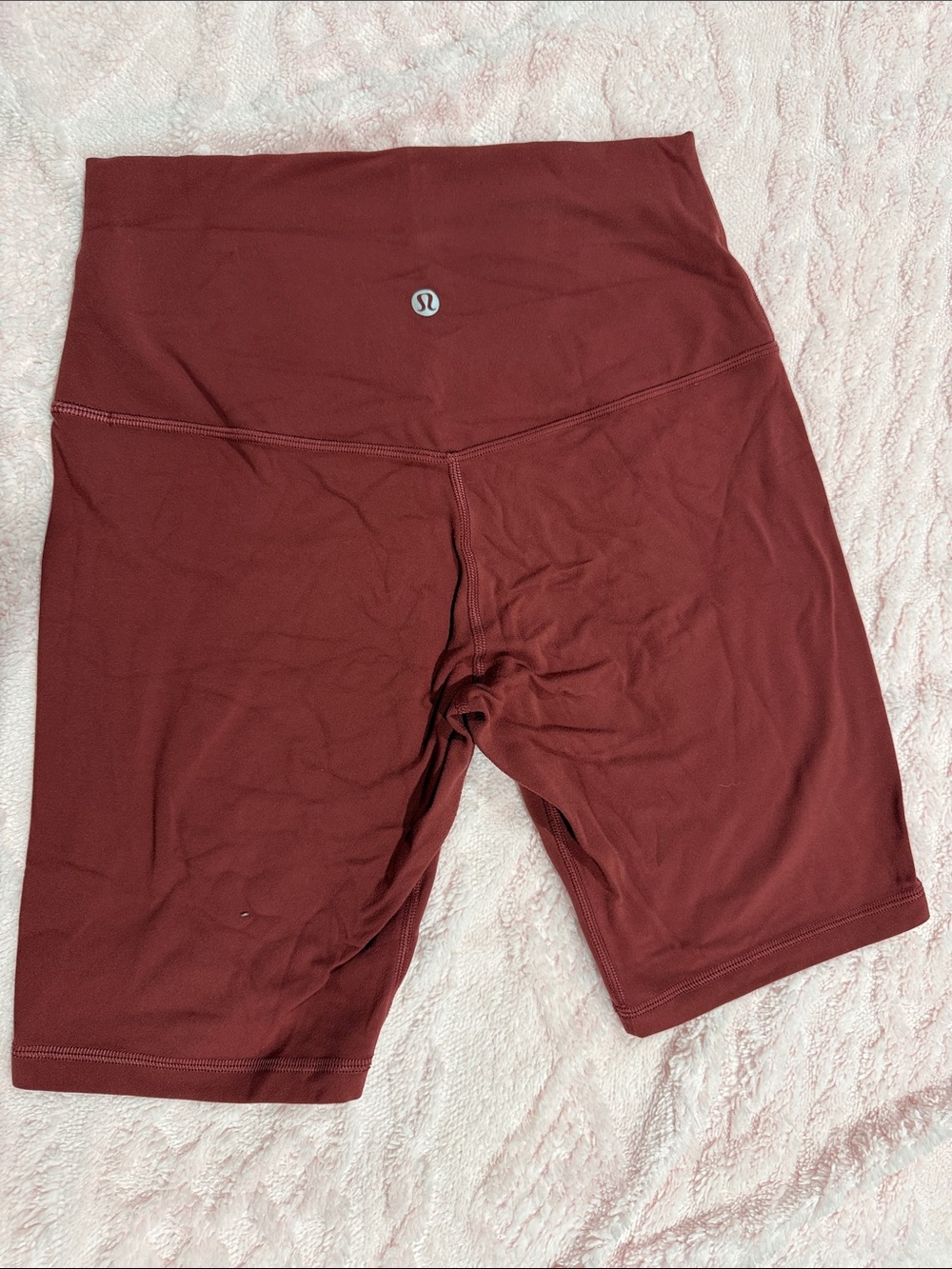 lululemon athletica Deep Red High-Rise Bike Shorts